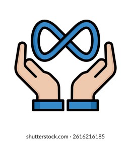 All Inclusive Icon Element For Design