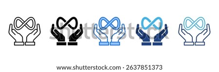 All Inclusive Icon Set With Multiple Style For Design