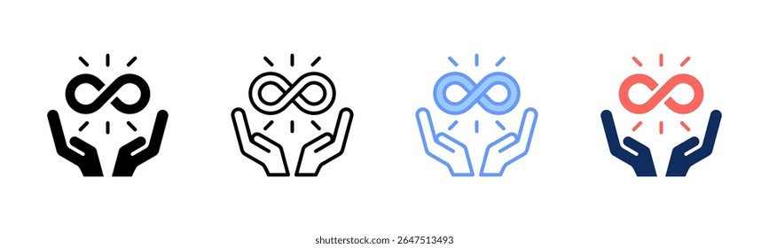All Inclusive icon sheet multiple style collection