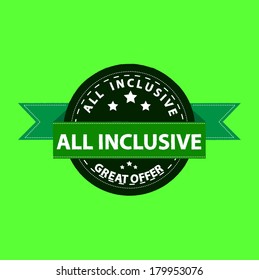 All Inclusive Vintage Label light box 