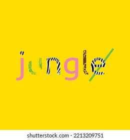 All kinds of letters - Jungle