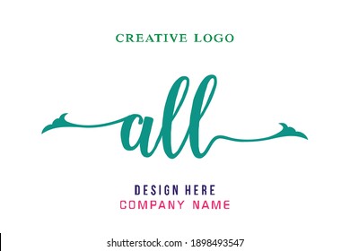 ALL lettering logo is simple, easy to understand and authoritative