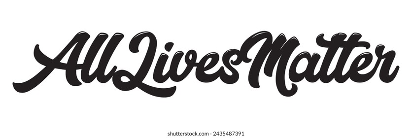 all lives matter text on white background.