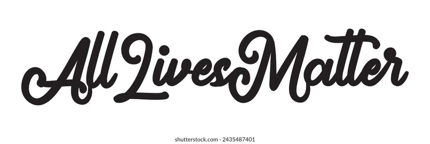 all lives matter text on white background.
