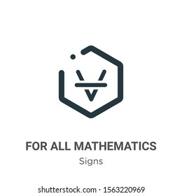 All Mathematics Symbol Vector Icon On Stock Vector (Royalty Free ...