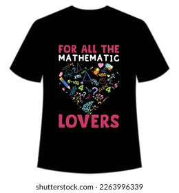 For all the Mathmatic lovers Happy Pi day shirt print template, Typography design for Pi day, math teacher gift, math lover, engineer tees, elementary teacher gift