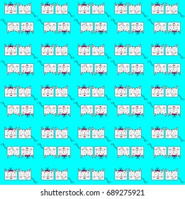 All need your love in the pattern
Abstract texture pair cats parallel geometric pattern vector illustration