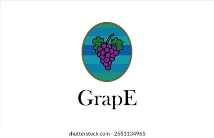 the all new logo design about grape