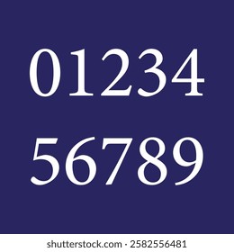 All Number custom Vector design