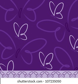 All occasion butterfly card in vector format.