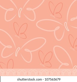 All occasion butterfly card in vector format.