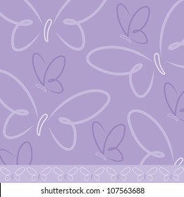 All occasion butterfly card in vector format.