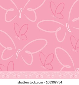 All occasion butterfly card in vector format.