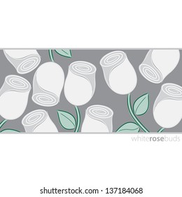 All occasion rose card in vector format.