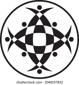 All In One Abstract People Logo Icon Elements Template