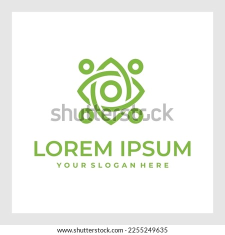 All In One Abstract People Logo Icon Elements Template.Friendship, unity people care logo, Creative people logo, Teamwork, Connectivity logo template