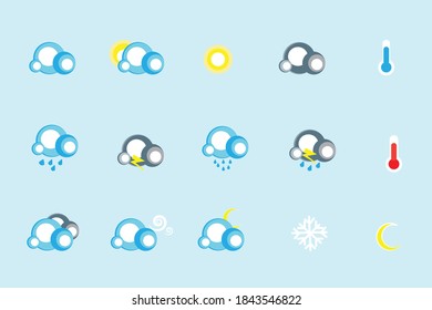 All in one Weather symbol Set