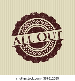 All Out rubber grunge seal