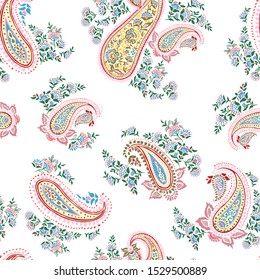 all over cute seamless paisley pattern