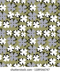 all over floral flowers pattern on background