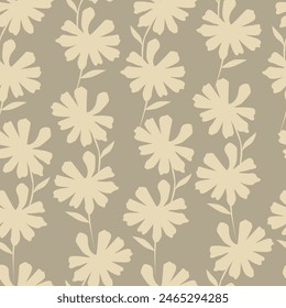 All Over Flower Digital Printed pattern Digital textile design hand draw motifs beautiful flowers abstract geometric seamless patterns.