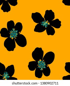 ALL OVER FLOWER PATTERN, COLORFUL FLOWER PRINTS, FLOWER BACKROUND, VECTOR FLOWERS