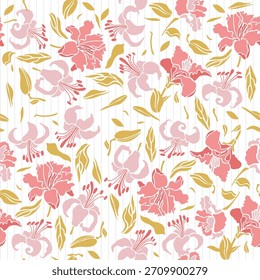 all over flower pattern print