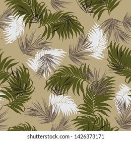 all over leaves pattern on background