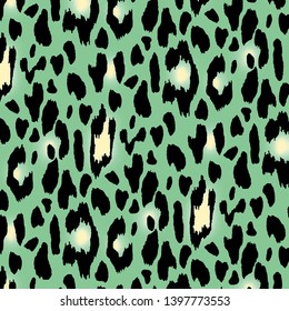 all over leopard pattern vector 