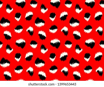 all over leopard pattern vector 