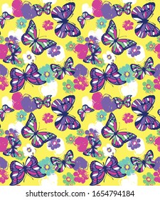 all over print butterfly pattern