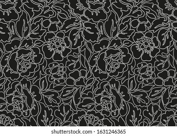 all over print floral pattern