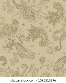 all over print paisley pattern
