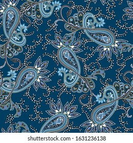 all over print paisley pattern