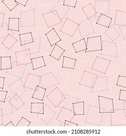 todo sobre un patrón de rayas negras, azul y blanco, sin fisuras, de vectores florales sobre fondo rosa