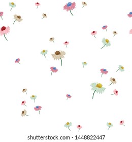 all over seamless flowers pattern