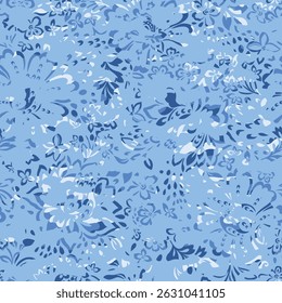 all over seamless vector blue texture pattern on background