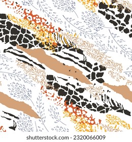 all over seamless vector multi color abstract pattern of white