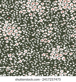 all over seamless vector pink texture abstract pattern on green background