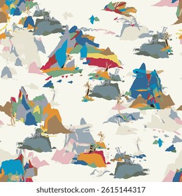 all - over textile design illustration digital image printing factory abstract an embossed blooming bright flower motif arrangement 