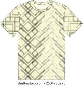 All over t-shirt design illustration for fashion