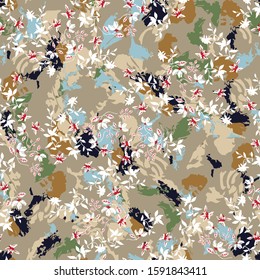 all over white seamless pattern on texture background