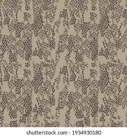 all overs brown abstract pattern on cream background