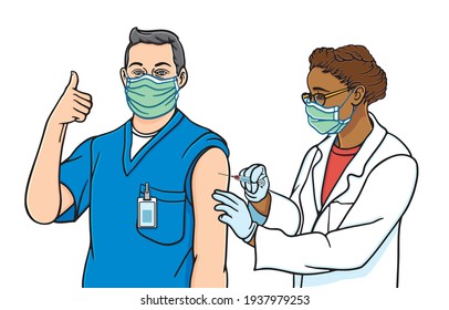 All People affordability privilege or priority to access Coronavirus vaccine and vaccination during coronavirus pandemic Concept. Illustration, shape, line, art in vector isolated on background.