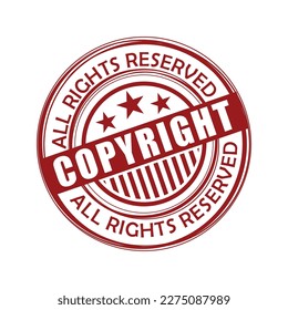 All rights reserved logo clip art
