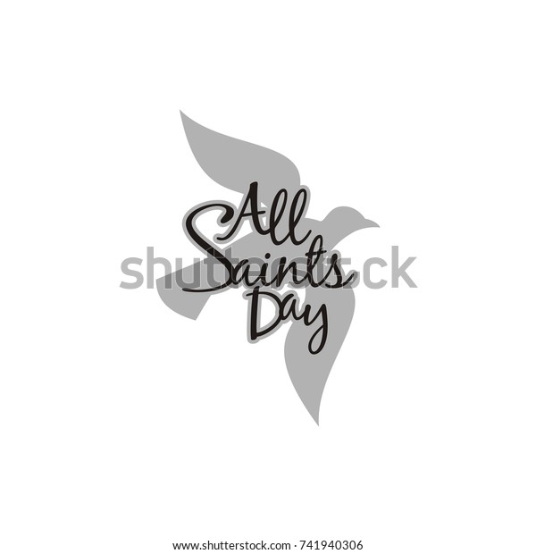 All Saints Day Background Stock Vector (Royalty Free) 741940306 ...