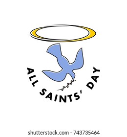 All Saints Day Celebration Stock Vector (Royalty Free) 743735464 ...