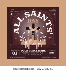 All Saints' Day Social Media Post