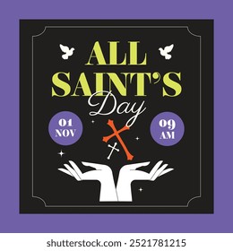 All Saints Day Social Media Post