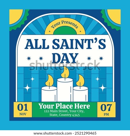 All Saints' Day Social Media Post